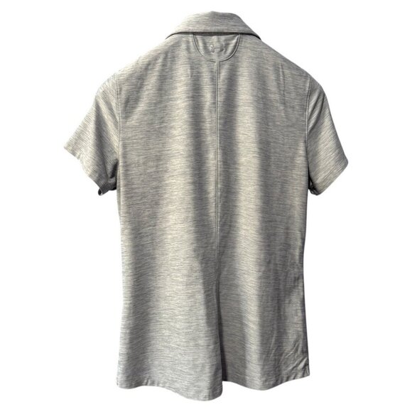Under Armour Womens Zinger Short‎ Sleeve Polo Top size large grey golf - Picture 3 of 4